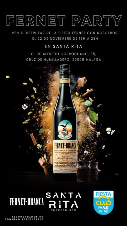 fernet branca fiesta club fm sur santa rita supperdisco malaga
