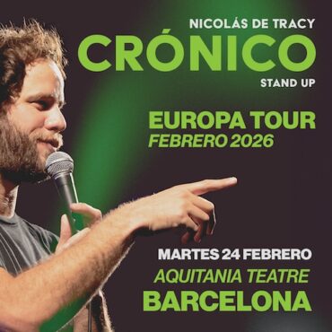 nicolas de tracy cronico stand up tour europa 2026