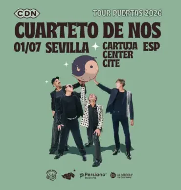 CUARTETO DE NOS LA SORDERA PRODUCCIONES TOUR EUROPA 2026