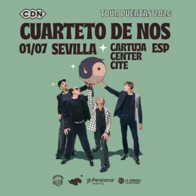 CUARTETO DE NOS LA SORDERA PRODUCCIONES TOUR EUROPA 2026
