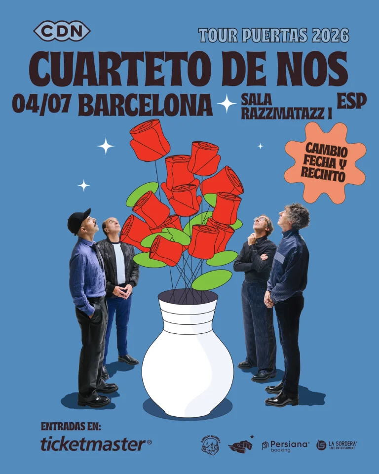 CUARTETO DE NOS LA SORDERA PRODUCCIONES TOUR EUROPA 2026