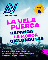LA VELA PUERCA KAPANGA LA MOSCA CICLONAUTAS ARGENTINA V FEST 2026