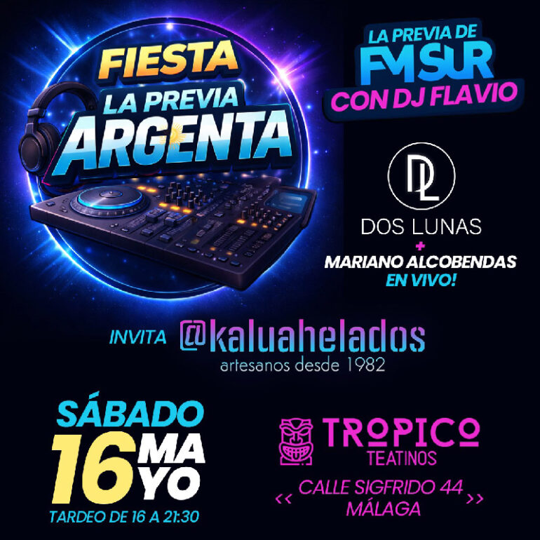 flyer la fiesta argenta